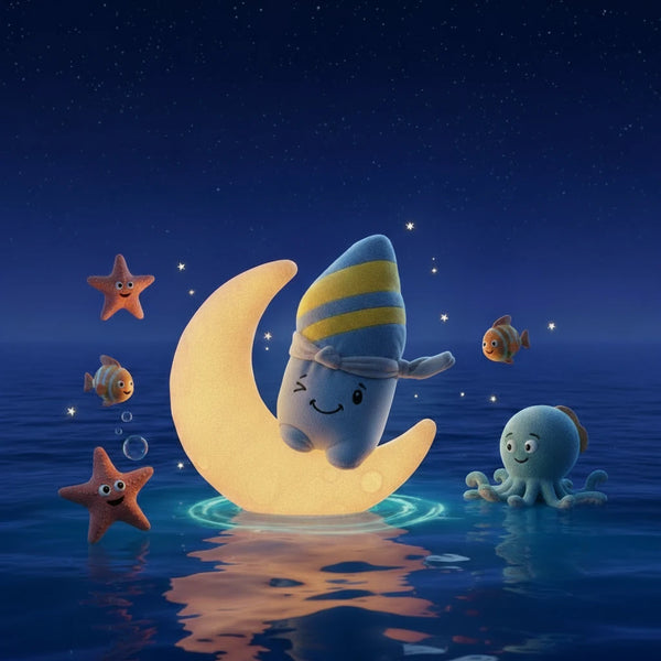 Lenabo Lernhörspiel „Die Kraft des Mondes“ von Lenabie Nalu (Mond und Meer) – Wissenshörspiel für Kinder ab 4 Jahren über den Mond und seine Wirkung auf Ebbe und Flut, kindgerechte Erklärung von Mondphasen und Gezeiten, fördert erstes Naturwissen und Verständnis für Zusammenhänge im Weltraum, mit ruhiger Musik und Meeresgeräuschen, ideal für kleine Entdecker in der Audiokategorie Lerninhalte in der Lenabo App.