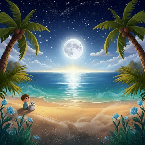 Moonlit horizon
